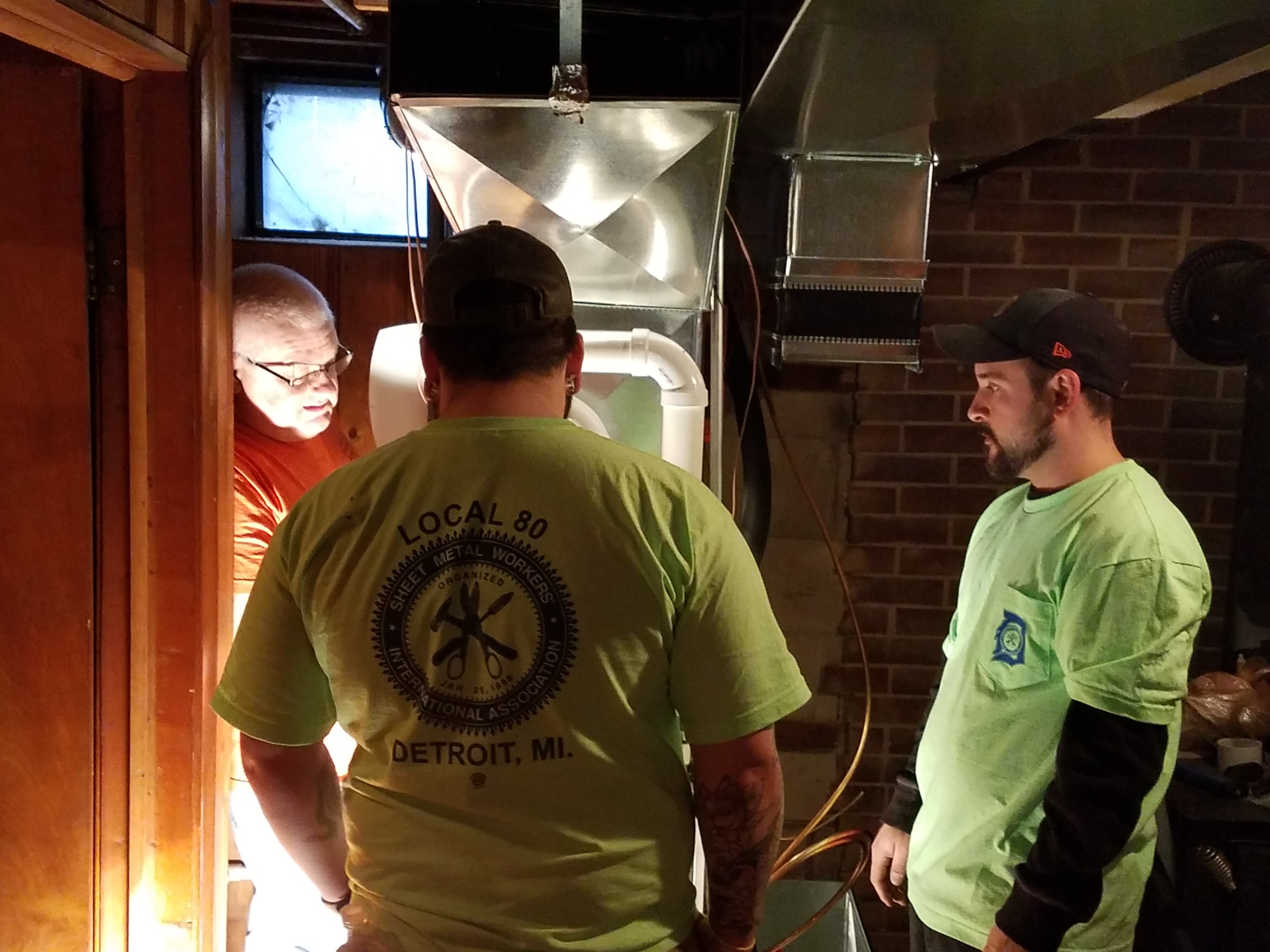 Sheet Metal Local 80 Members Help Veteran Heat His Home